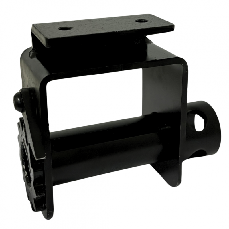Black Tubular Fixed Ratchet 100mm with Corner Bracket