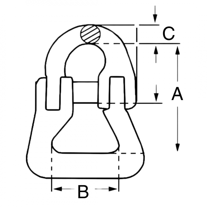 Connecting Link for Webbing 2